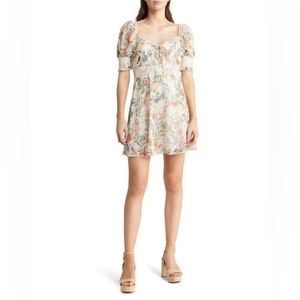 Alice + Olivia Floral Mini Dress